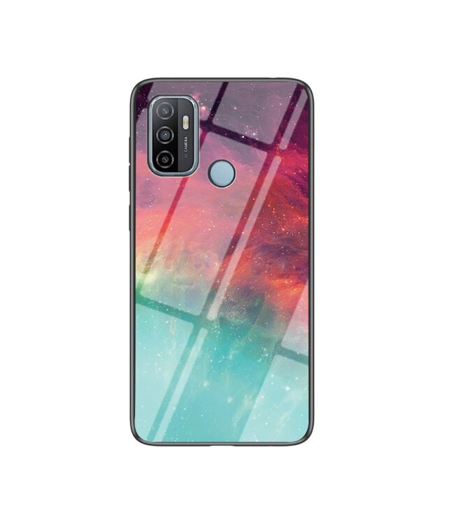 Kleurrijke Sterrenhemel Hardcase Hoesje voor de Oppo A53 / A53s