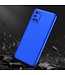 GKK Blauw Mat Hardcase Hoesje voor de Oppo A52 / A72 / A92