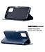 Blauw Wallet Bookcase Hoesje voor de Oppo A52 / A72 / A92