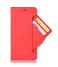 Rood Pasjeshouder Bookcase Hoesje voor de Oppo Reno4 Z 5G