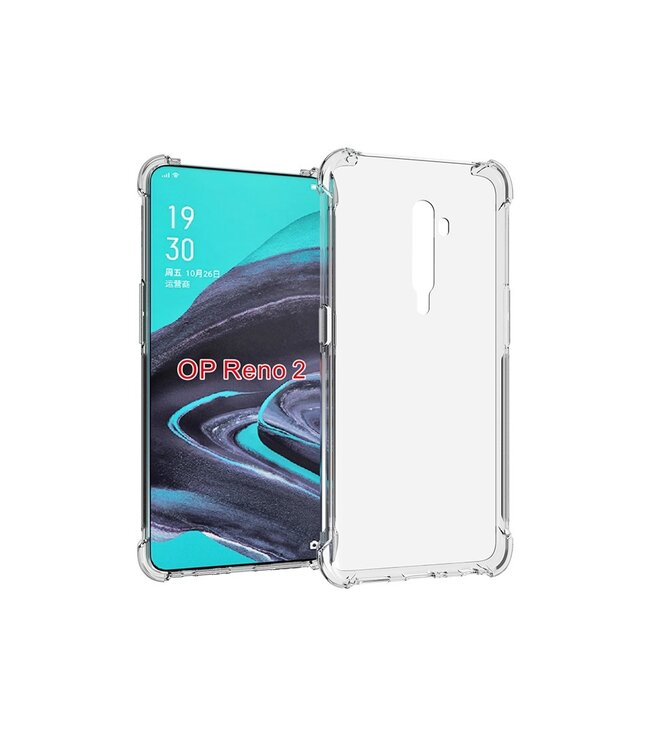 Transparant Shockproof TPU Hoesje voor de Oppo Reno2