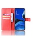 Rood Bookcase Hoesje voor de Oppo Reno2 Z