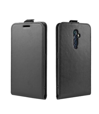 Zwart Flipcase Hoesje Oppo Reno2 Z