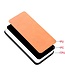 Oranje Faux Lederen Hybrid Hoesje voor de Oppo Find X2 Lite