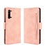 Roze Pasjeshouder Bookcase Hoesje voor de Oppo Find X2 Lite