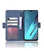 Blauw Pasjeshouder Bookcase Hoesje voor de Oppo Find X2 Lite