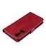 Rood Wallet Bookcase Hoesje voor de Oppo Find X2 Lite
