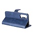 Blauw Wallet Bookcase Hoesje voor de Oppo Find X2 Lite