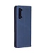 Blauw Geometrisch Patroon Bookcase Hoesje voor de Oppo Find X2 Lite