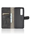 Zwart Effen Bookcase Hoesje voor de Oppo Find X2 Pro