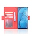 Rood Wallet Bookcase Hoesje voor de Oppo Reno3 Pro / Find X2 Neo