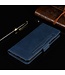 Blauw Pasjeshouder Bookcase Hoesje voor de Oppo Reno3 Pro / Find X2 Neo