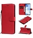 Rood Bandje Bookcase Hoesje voor de Oppo Reno3 Pro / Find X2 Neo