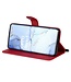 Rood Bandje Bookcase Hoesje voor de Oppo Reno3 Pro / Find X2 Neo