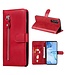 Rood Portemonnee Bookcase Hoesje voor de Oppo Reno3 Pro / Find X2 Neo