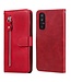 Rood Portemonnee Bookcase Hoesje voor de Oppo Reno3 Pro / Find X2 Neo