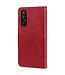 Rood Portemonnee Bookcase Hoesje voor de Oppo Reno3 Pro / Find X2 Neo