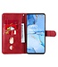 Rood Portemonnee Bookcase Hoesje voor de Oppo Reno3 Pro / Find X2 Neo