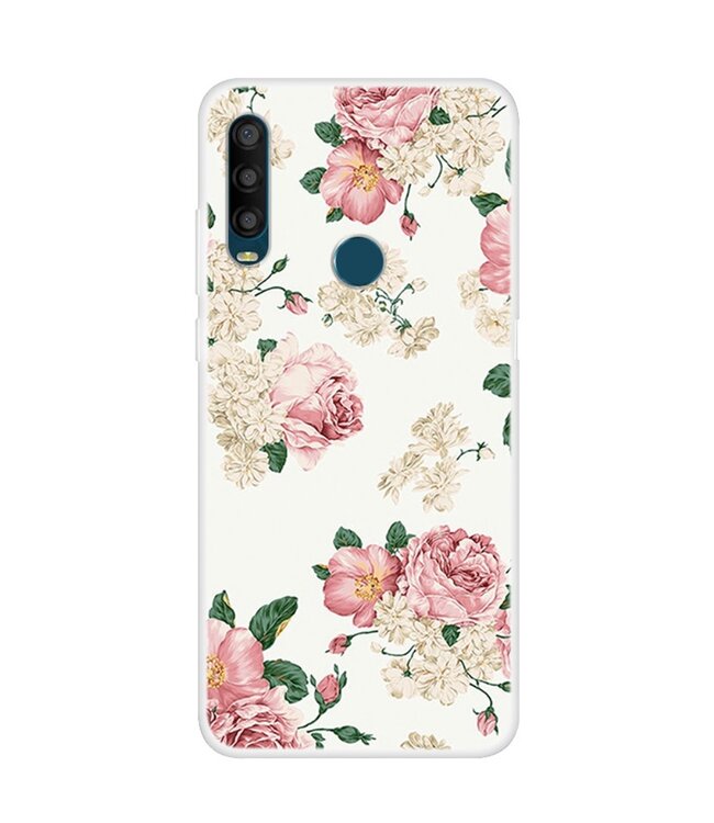 Flowers TPU Hoesje voor de Alcatel 1SE (2020)