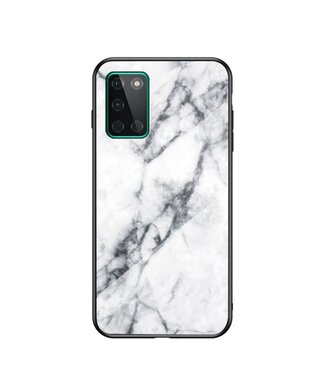 Wit Marmer Design Hybrid Hoesje OnePlus 8T