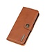 Khazneh Bruin Wallet Stand Bookcase Hoesje voor de OnePlus 8T