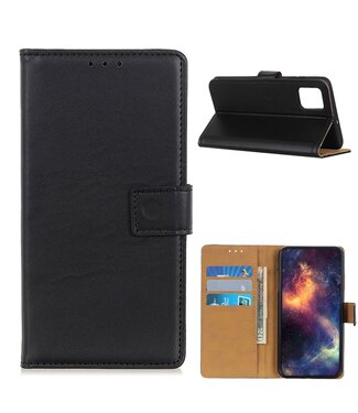 Zwart Wallet Stand Bookcase Hoesje OnePlus 8T