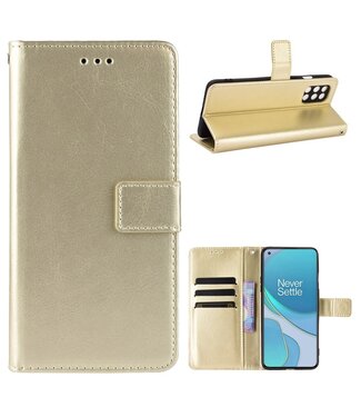 Goud Bookcase Hoesje OnePlus 8T