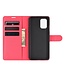 Rood Litchee Bookcase Hoesje voor de OnePlus 8T