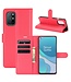 Rood Litchee Bookcase Hoesje voor de OnePlus 8T