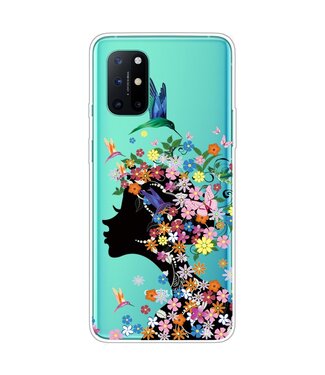 Dame en Bloemen TPU Hoesje OnePlus 8T