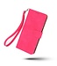 Roze Effen Bookcase Hoesje voor de OnePlus 8T