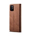 Bruin Modern Bookcase Hoesje voor de OnePlus 8T