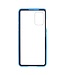 Blauw Dubbelzijdig Metaal Hardcase Hoesje voor de OnePlus 8T