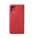 Rood Klassiek Bookcase Hoesje voor de OnePlus 8T