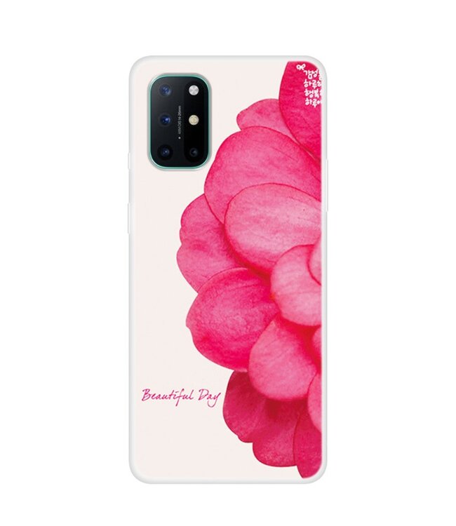 Rose Flower TPU Hoesje voor de OnePlus 8T