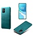 Turquoise Lederen Hardcase Hoesje voor de OnePlus 8T