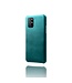 Turquoise Lederen Hardcase Hoesje voor de OnePlus 8T