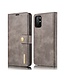 DG.Ming Grijs 2-in-1 Bookcase Hoesje voor de OnePlus 8T