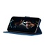 Khazneh Khazneh Blauw Wallet Stand Bookcase Hoesje voor de OnePlus Nord