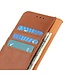 Khazneh Khazneh Bruin Wallet Stand Bookcase Hoesje voor de OnePlus Nord