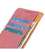 Khazneh Roze Wallet Stand Bookcase Hoesje voor de OnePlus Nord
