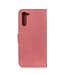 Khazneh Roze Wallet Stand Bookcase Hoesje voor de OnePlus Nord