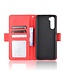 Rood Portemonnee Bookcase Hoesje voor de OnePlus Nord