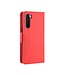 Rood Portemonnee Bookcase Hoesje voor de OnePlus Nord