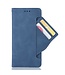 Blauw Pasjeshouder Bookcase Hoesje voor de OnePlus Nord