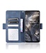 Blauw Pasjeshouder Bookcase Hoesje voor de OnePlus Nord