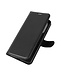 Zwart Litchee Bookcase Hoesje voor de OnePlus Nord