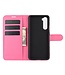 Roze Litchee Bookcase Hoesje voor de OnePlus Nord