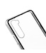 Zilver Metaal + Tempered Glass Hoesje voor de OnePlus Nord
