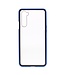 Blauw Metaal + Tempered Glass Hoesje voor de OnePlus Nord